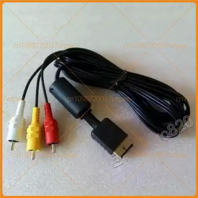 Alt view image 4 of 6 - For AV Cable With Ferrite Core Anti-interference No Snow Image Compatible PS1 PS2 PS3 Audio Video Cord