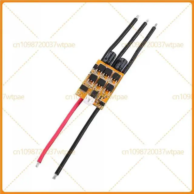 Alt view image 6 of 6 - For 12V 24V 3-Phase DC Brushless Driver, 0-5V PLC Control High Speed BLDC ESC For Water Pump Air Pump Cooling Fan