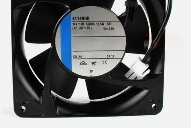 Alt view image 4 of 6 - 4114NHH 24V 12.5W 120*120*38 AC 12cm Axial Control Cabinet Cooling Fan Fast delivery