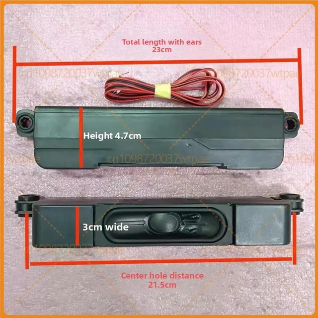 Alt view image 4 of 6 - 2pcs For Skyworth TV Speaker 39Q3A0 6Ohm 10W Hole Spacing 21.5cm Fit 50H8M 55H8M 55H5 65H5