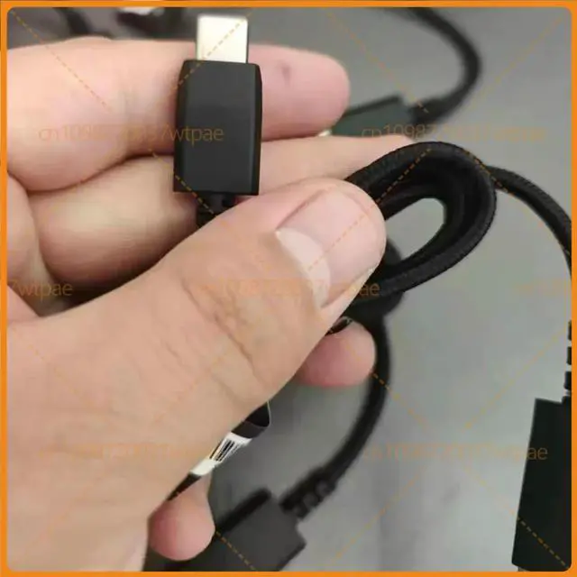 Alt view image 6 of 6 - For Kraken V4 X Gaming Headset Type-C Charging Data Cable