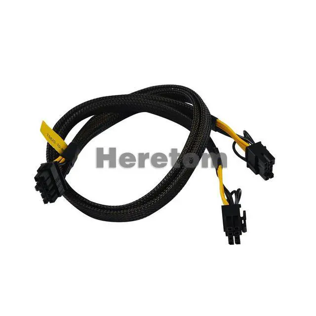 Alt view image 2 of 3 - For T5820 Server GPU Video Card Power Cable 10-pin to PCI-E Dual 8-pin (6+2) Cord Connector
