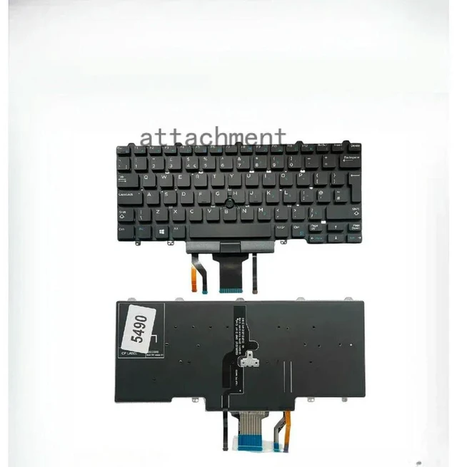 Main image of UK GB Laptop Backlight Keyboard for LATITUDE E5450 5470 5480 5490 5491 E7450 7470 7480 7490 7491 w/ truckpoint