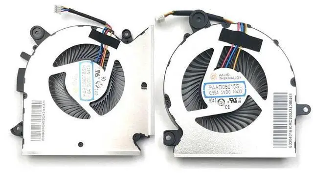 Main image of PABD08008SH PAAD06015SL N477 N460 For GF66 GL66 GF76 MS-1583 CPU GPU COOLING FAN DC5V 1.0A 0.55A