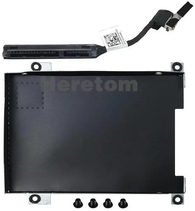 Alt view image 2 of 3 - HDD Caddy Cable for Latitude 5490 5491 5480 HDD Cable 80RK8 + Caddy Frame Bracket 0NDT6