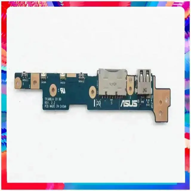 Alt view image 2 of 2 - Laptop power switch button USB SD IO board for q302la tp300la q302l tp300ld tp300l 60nb05y0-io1070