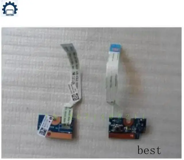 Alt view image 3 of 3 - FORGENUINE FOR Folio 13-2000 Series 13.3 Laptop Power Button Board W Cable LS-8041P