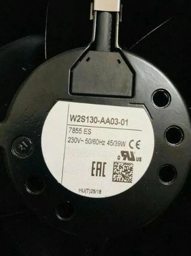 Main image of W2S130-AA03-01 Pipe shaft AC axial fan 230V 50/60Hz 2P 45/39W Fast delivery