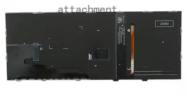 Alt view image 2 of 2 - US Layout Laptop Keyboard Backlit for EliteBook 730 G7 G8 735 G7 G8 830 G7 G8 835 G7 G8 Black Without Frame