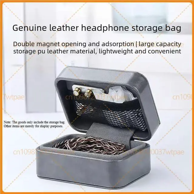 Alt view image 5 of 6 - For TRN MAG Magnetic Earphone Protective Case Anti-drop Bag For Earphones Data Cables Accessories