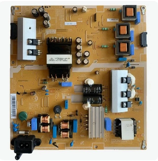 Alt view image 4 of 6 - TV Power Supply Board L55X1T_ESM BN44-00711A PSLF171X06A for LCD TV