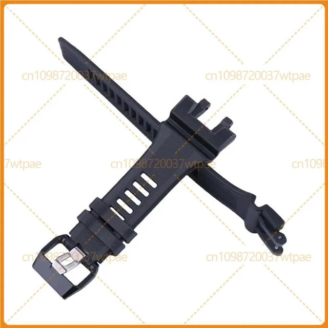 Alt view image 4 of 6 - For Casio Black Resin Watch Strap Replacement Accessories Fit GBA-900 Series Watches
