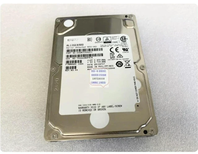 Alt view image 5 of 6 - For AL13SEB300 HDEBC03GAA51 300GB SAS 2.5 Inch Server Hard Drive Replacement Parts