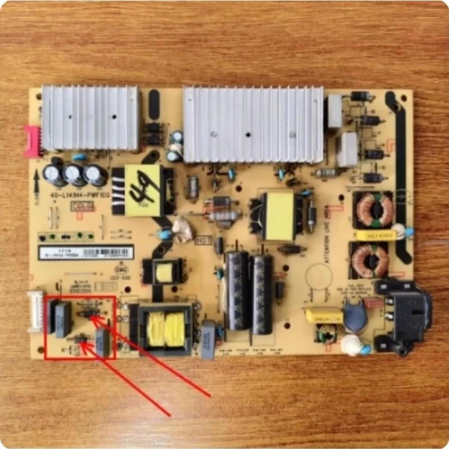Alt view image 4 of 6 - 2pcs TV Power Supply Board 40-L141H4-PWG1CG 08-L141HA2-PW220AA for B55A858U