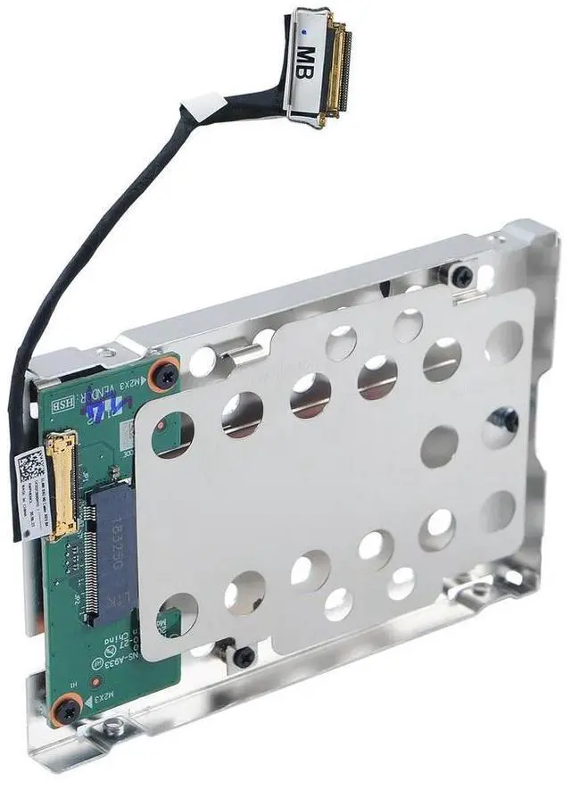Alt view image 2 of 3 - Heretom AM12D000A00-EL480 for Thinkpad L480 L490 L580 L590 NVMe PCIe M.2 SSD Upgrade Adapter Caddy Cable
