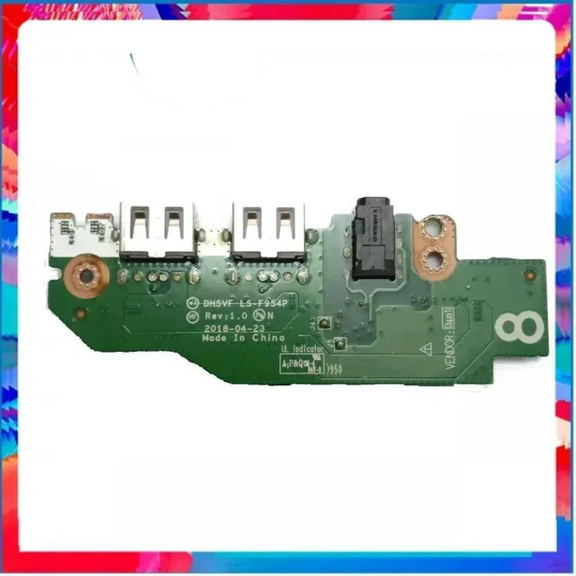 Alt view image 2 of 3 - USB Audio Board DH5VF LS-F954P For Nitro 5 AN515-51 AN515-52 AN515-53 A715-71G A715-72G Predate Helios 300 PH315-51
