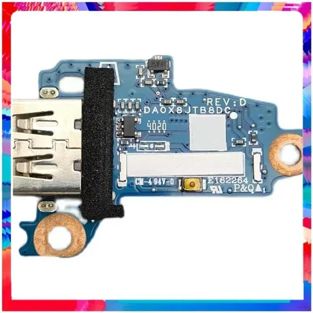Alt view image 2 of 3 - For ProBook 440 445 G6 Laptop USB Card Board With Cable DA0X8JTB8D0 L44578-001 100% Tested