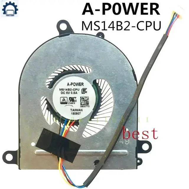 Alt view image 2 of 3 - FORLaptop CPU Cooling fans For Modern PS63 8RC 8M MS-16S1 MS14B2 Cooling Fans