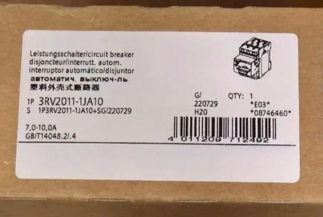 Main image of 3RV2011-1JA10 3RV2011-4AA10 3RV2021-4AA10 3RV2021-4BA10 3RV2021-4CA10 3RV2021-4NA10 Fast delivery