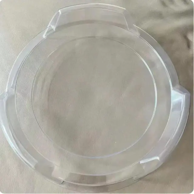 Alt view image 5 of 6 - BB-10 Thickened Transparent Universal Spinning Top Battle Plate Kids Beyblade Arena Battle Stadium Game Replacement Accessories