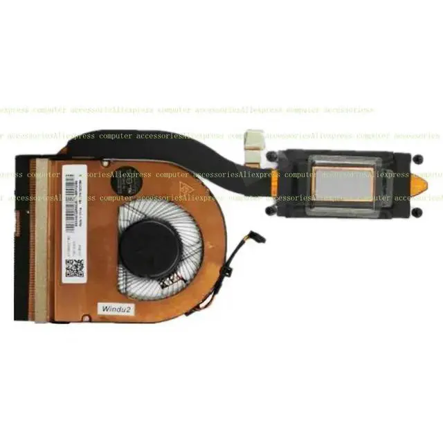 Alt view image 3 of 3 - AA for laptop ThinkPad A485 CPU cooling fan cooler heatsink radiator 02dc094
