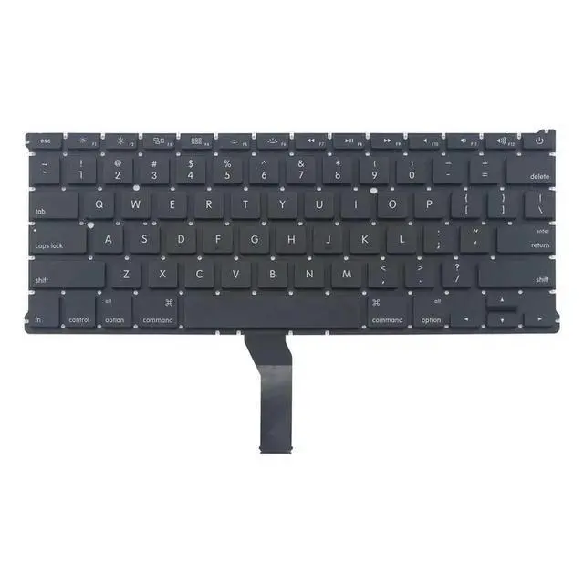 Alt view image 2 of 3 - Black US Keyboard For Macbook Air A1369 13" A1466
