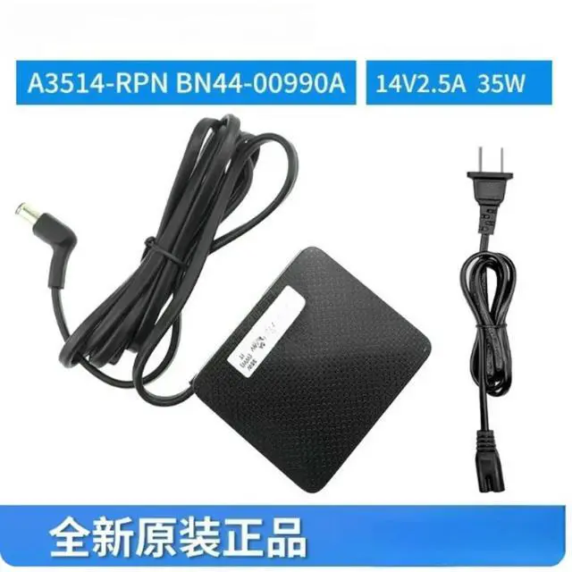 Alt view image 4 of 6 - 2pcs Monitor AC Power Adapter 14V 2.5A A3514N_RPN BN44-00990A/B for Monitor