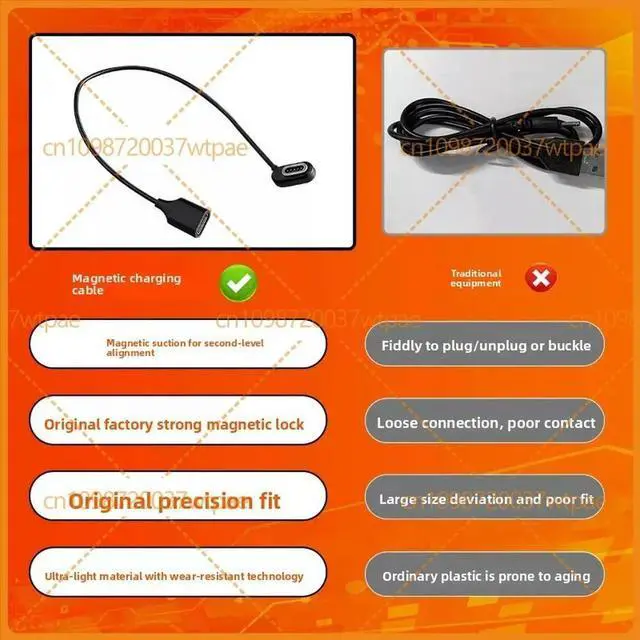 Alt view image 6 of 6 - For Charging Cable for Rokid Glasses Glasses