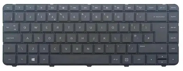 Alt view image 2 of 3 - Black UK Keyboard For Pavilion g4t-1300 g6-1000 g6-1100 g6-1200 g6-1300