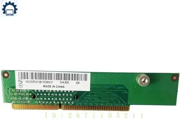 Alt view image 3 of 3 - 01AJ929 For ThinkCentre M720q M920q M920x P330 Tiny Workstation Pcie4 Riser Card BA7H68 REV:1.1