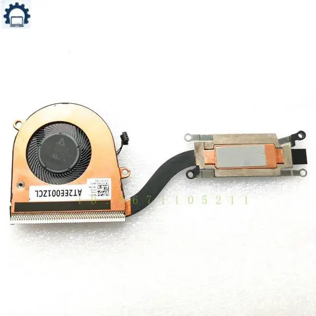 Alt view image 2 of 3 - 0HCYN0 For Latitude 7400 E7400 Laptop Cooling Fan Cooler Fan CN-0HCYN0 HCYN0 AT2EE001ZCL Heatsink Radiator