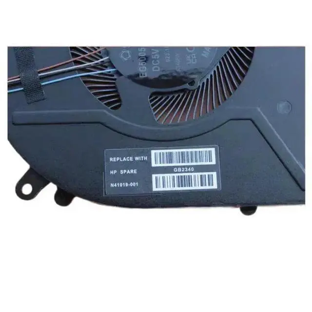 Alt view image 3 of 3 - FOR X360 14-ES Laptop TPN-W158 CPU Cooling Fan N41019-001