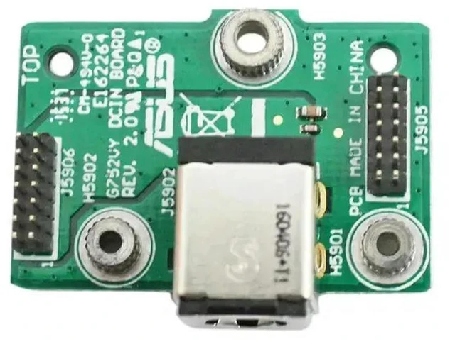 Alt view image 3 of 3 - Replacement DC Power Jack in Board for Rog G752VT-DH72 G752VL
