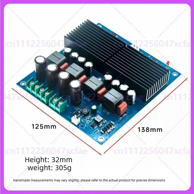 Alt view image 6 of 6 - For Dual TPA3255 Stereo Amplifier Board 600W+600W DIY Audio Parts