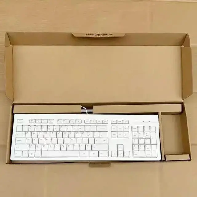 Main image of For wired keyboard notebook silent USB mini desktop computer Office dedicated small 125 keyboard national STA