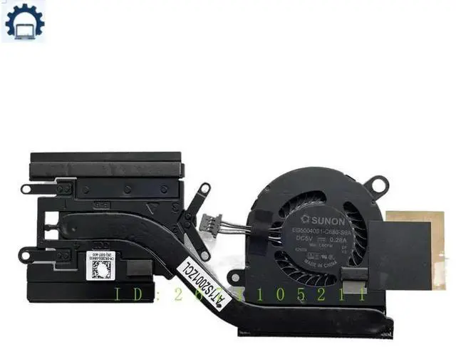 Main image of 0R2X0G For Latitude 5289 7389 2-IN-1 Laptop Cooling Fan Cooler Fan Heatsink R2X0G CN-0R2X0G