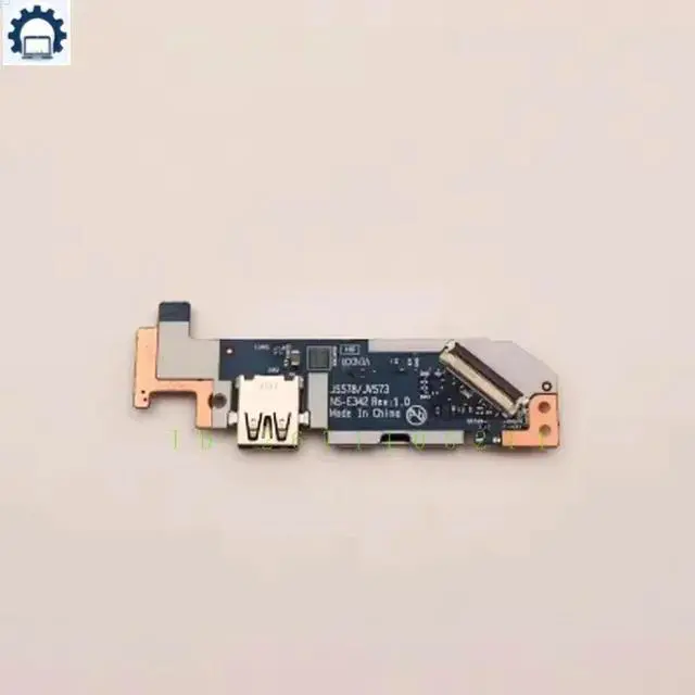 Alt view image 2 of 3 - NS-E342 5C50S25335 For 3 15IAU7 Laptop SD Card Reader USB Power Switch Button Board 100% Tested