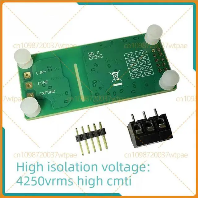 Alt view image 6 of 6 - For AMC3301 High Performance Current Isolation Module Unipolar Bipolar Output External Shunt Resistor