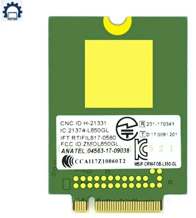 Alt view image 2 of 2 - L850-GL Card 01AX792 NGFF M.2 Module For ThinkPad T580 X280 L580 T480S T480 T490 D330-10IGM T14 Gen 1 100% Tested