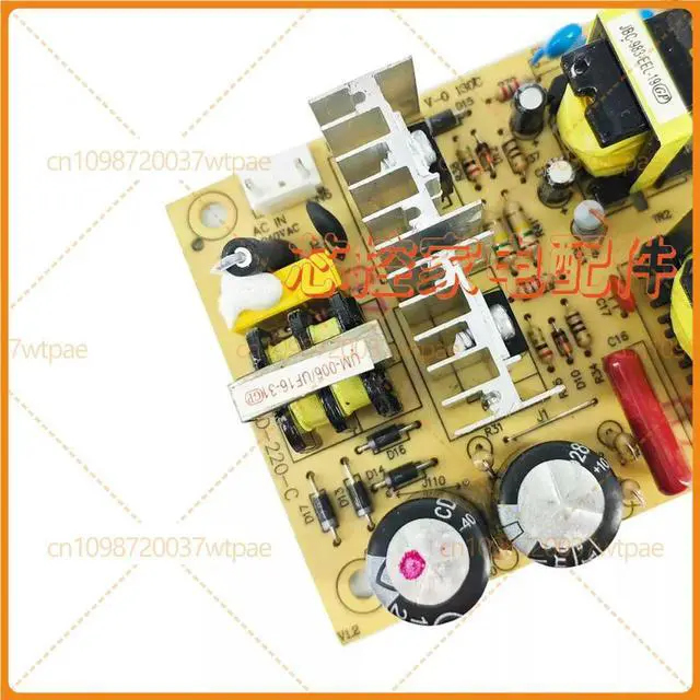 Alt view image 6 of 6 - 220V NoIC Power Supply PCB Board Replacement Part CD220C for Kaide Wine Cabinet Mini Fridge Beverage Cooler