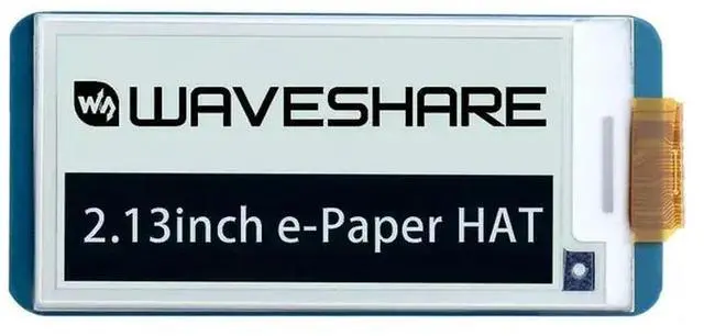 Main image of FORWaveshare V4 2.13inch E-Ink Display HAT 250×122 Pixels Black White Two Color E-Paper Module epaper Screen for Raspberry Pi Pi