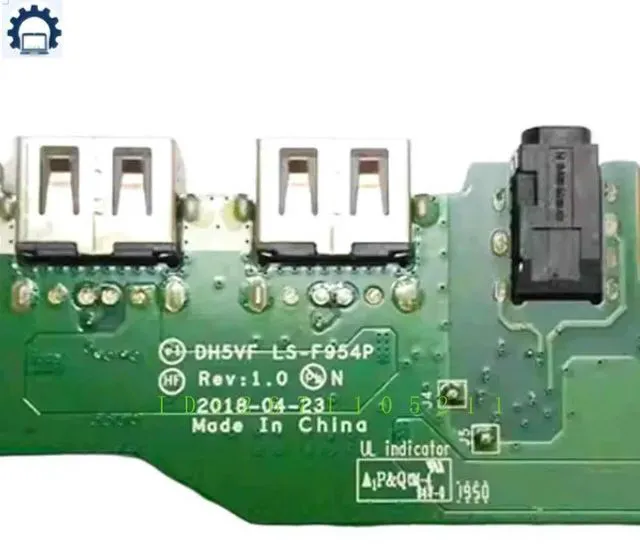 Alt view image 3 of 3 - DH5VF LS-F954P USB Audio Board For Nitro 5 AN515-51 AN515-52 AN515-53 A715-71G A715-72G For Predato Helios 300 PH315-51