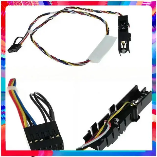 Alt view image 2 of 2 - FOR XPS 8000 8100 8300 8500 8700 power switch line boot button line 0F7M7N 0X777 RR