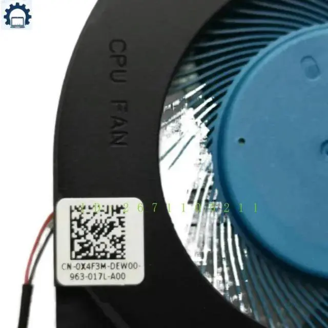 Alt view image 2 of 3 - 0X4F3M 0F7N58 For G5 5590 G7 7790 7590 CPU Cooler Fan GPU Cooling Fan DC12V 0.5A NS8CC09-18G30BZ NS8CC08-18G29