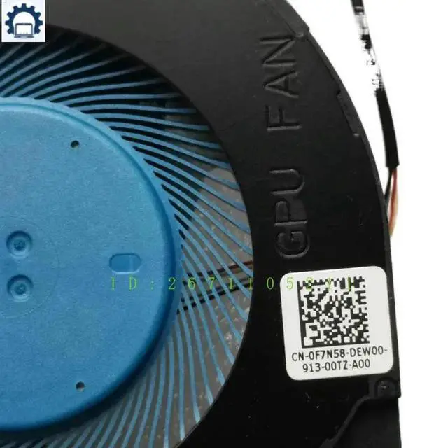 Alt view image 3 of 3 - 0X4F3M 0F7N58 For G5 5590 G7 7790 7590 CPU Cooler Fan GPU Cooling Fan DC12V 0.5A NS8CC09-18G30BZ NS8CC08-18G29