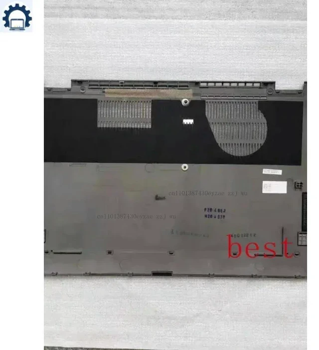 Alt view image 2 of 3 - 0V987T 0G0F5T Bottom Cover Base Lower Case For Latitude 7410 E7410 (Black)
