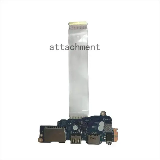 Alt view image 3 of 3 - FOR VOSTRO 3510 3515 USB AUDIO WLAN ETHERNET POWER BUTTON BOARD W CABLE LS-L244P