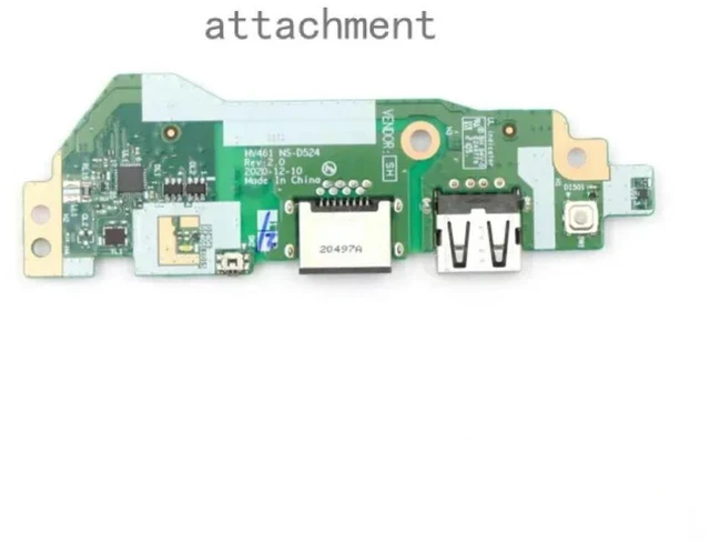 Main image of Genuine FOR V14 G2-ALC USB WLAN ETHERNET POWER BUTTON BOARD NS-D524 5C50S25181