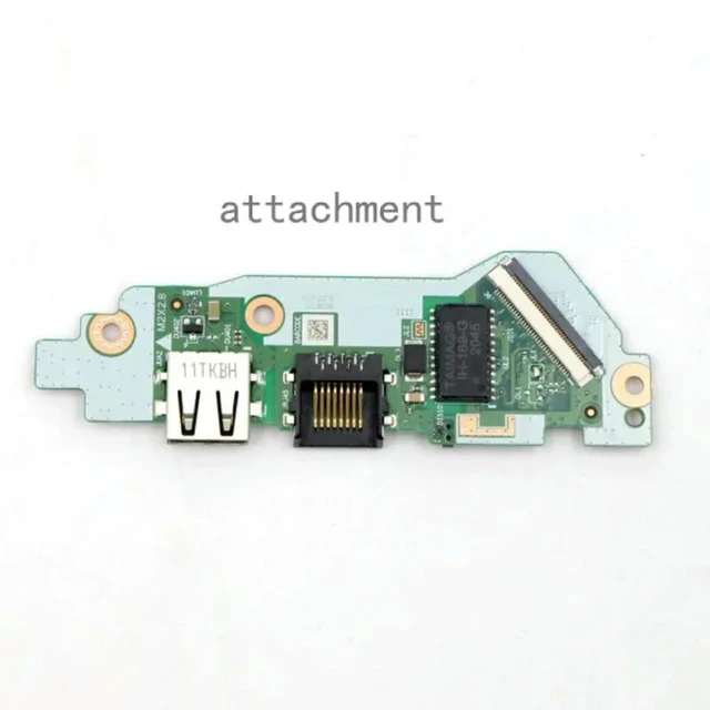 Alt view image 2 of 2 - Genuine FOR V14 G2-ALC USB WLAN ETHERNET POWER BUTTON BOARD NS-D524 5C50S25181