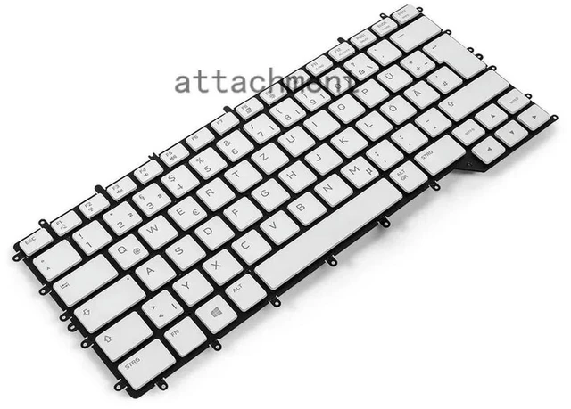 Main image of US ENG Lunar RGB Backlight keyboard for M15 R2 M15 R3 P87F white 0T86P3